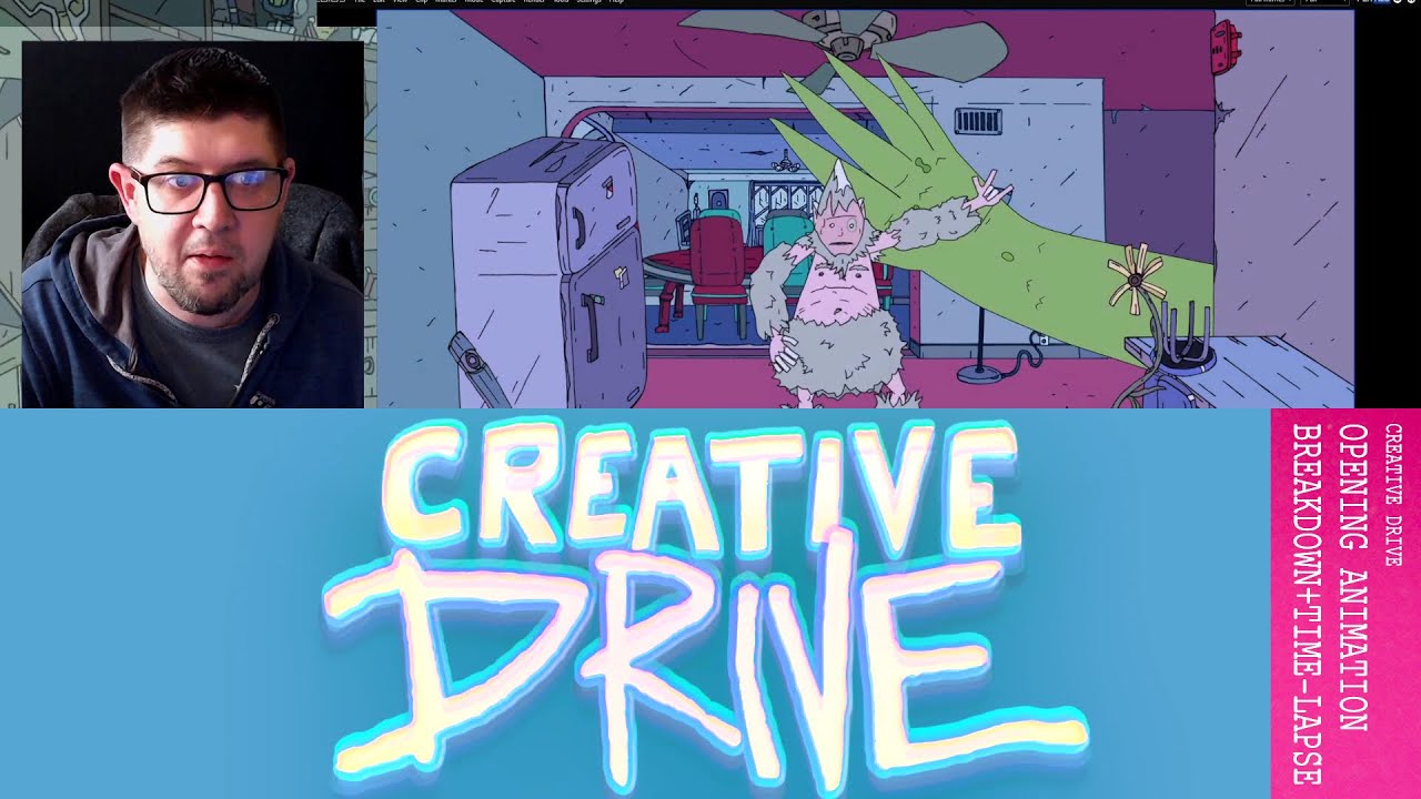 Creative Drive - Opening Animation Breakdown + Time-lapse