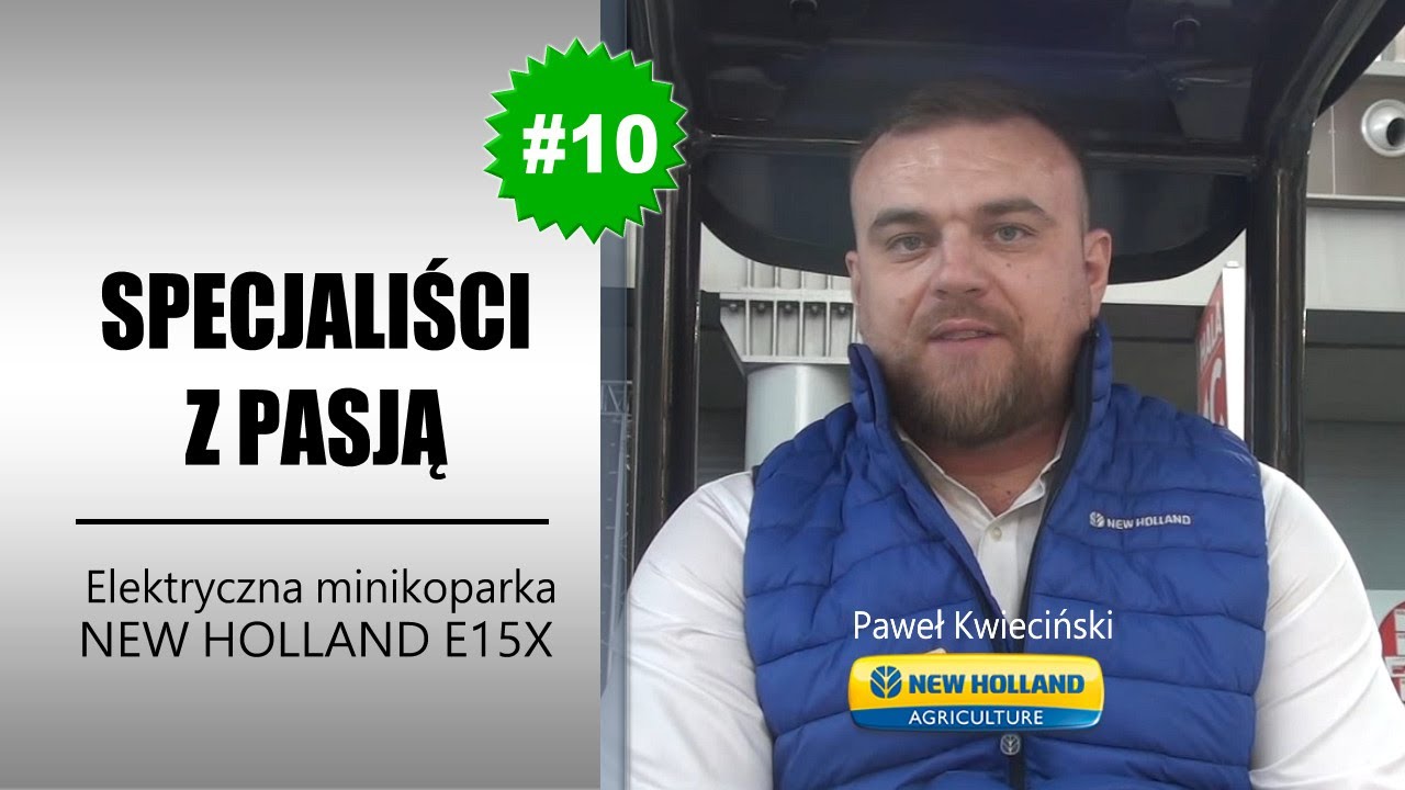 Pierwsza elektryczna minikoparka New Holland E15X