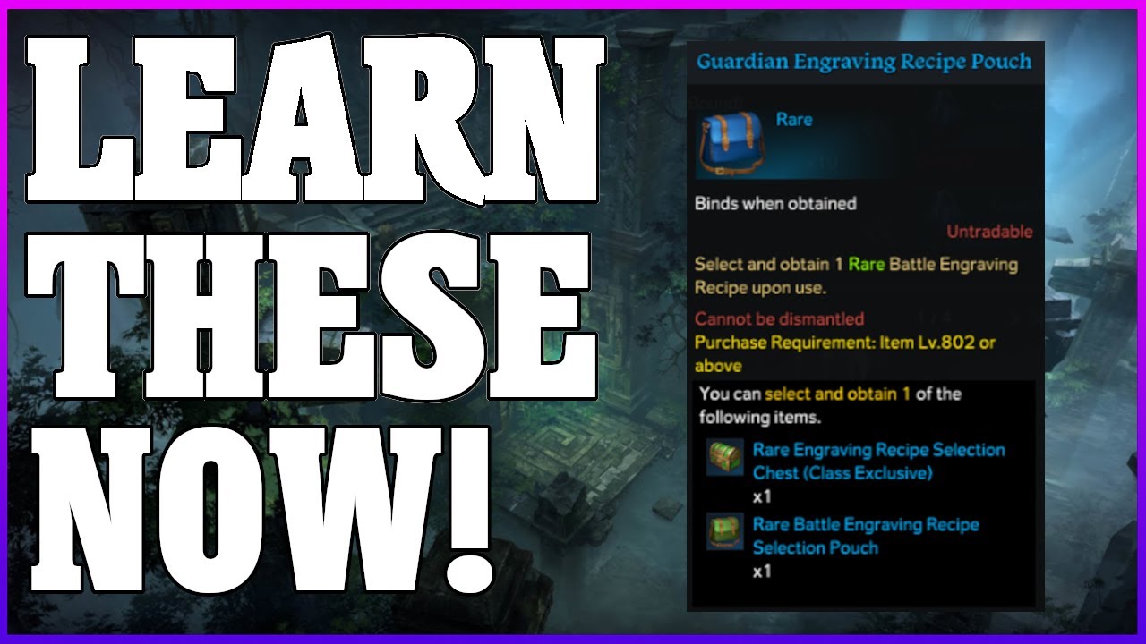 Lost Ark: What EXACTLY are Engravings? | Let me explain..