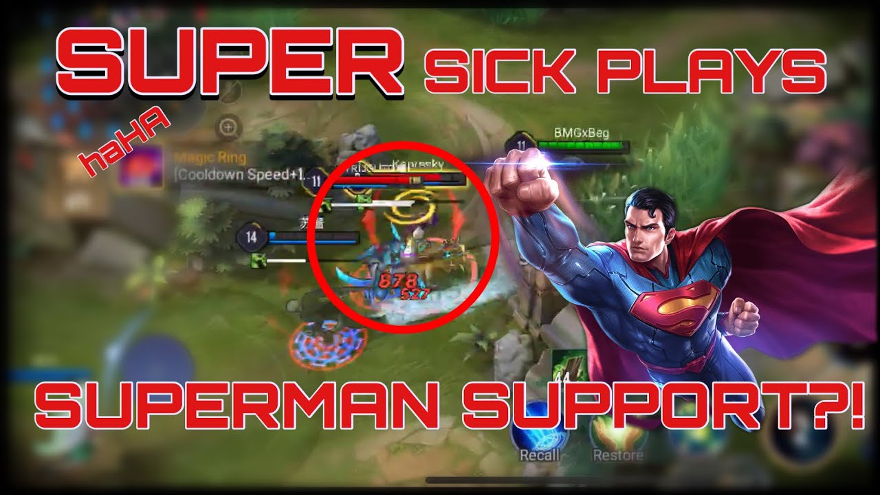 SUPERMAN SUPPORT NEW META?! | Superman Guide | Beg AoV | AOV/Arena of Valor/ROV/Li&ecirc;n Qu&acirc;n Mobile