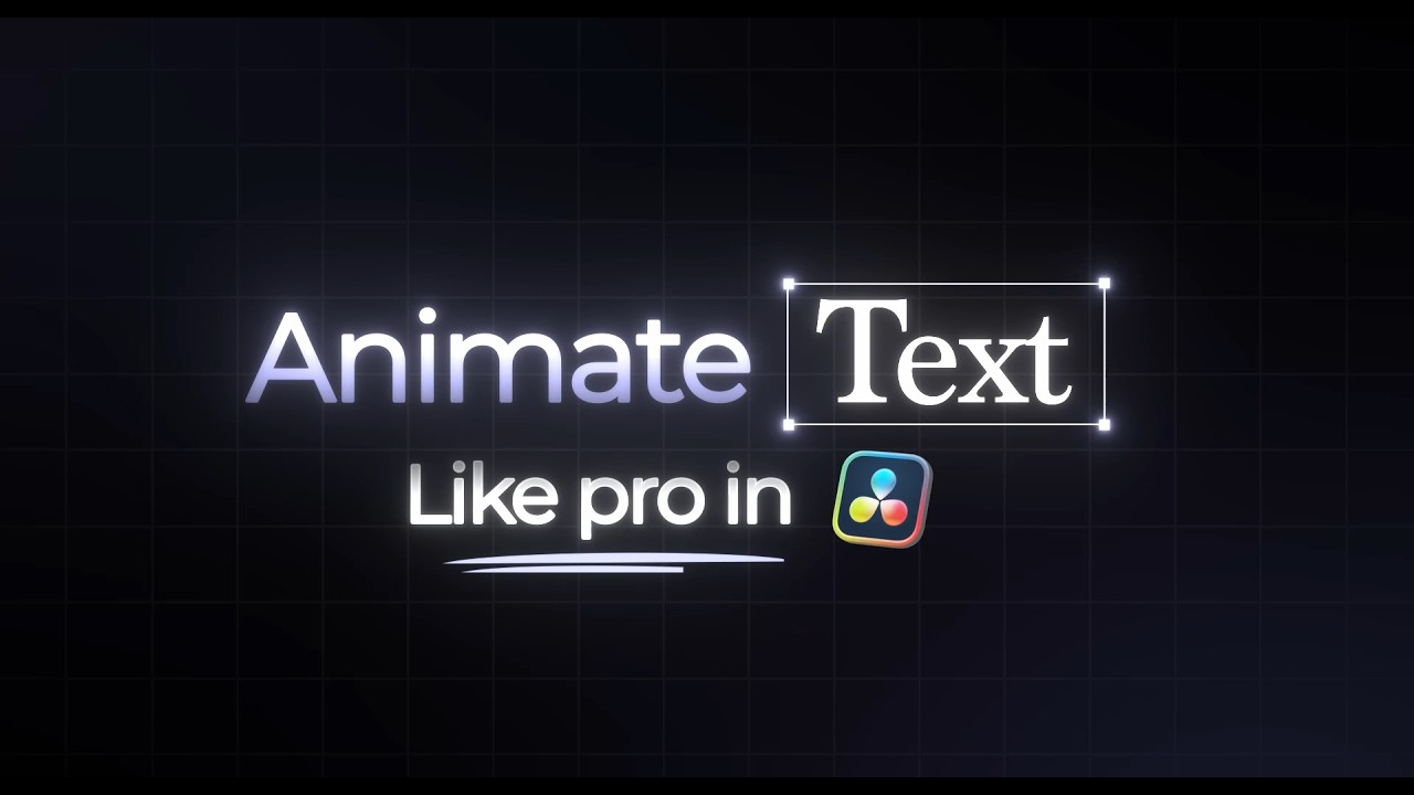 MASTER Text Animation in DaVinci Resolve Under 3 Minutes