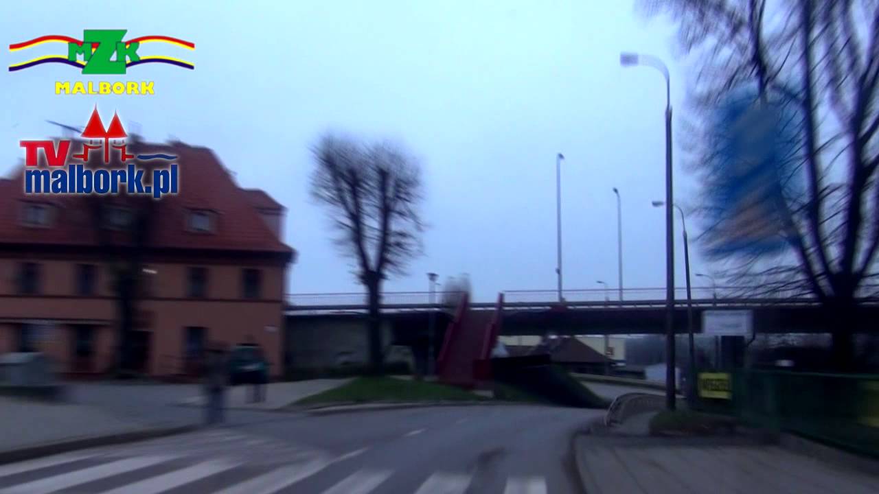 AUTOBUS MZK MALBORK NR 4 - PIASKI DALEKA - KAŁDOWO GŁÓWNE