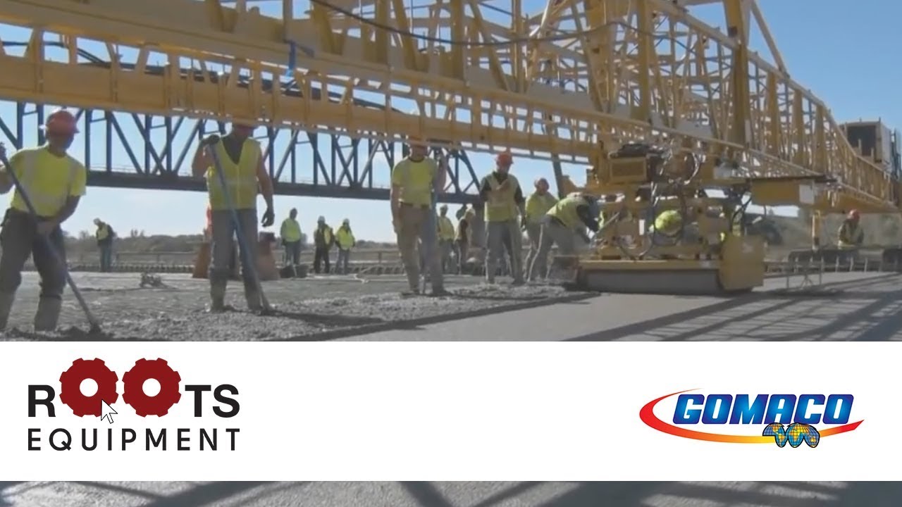 GOMACO C-450 Concrete Cylinder Finisher | ROOTS Equipment