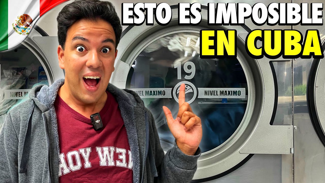 🇨🇺 CUBANO VISITA LAVANDERÍA en MÉXICO 🇲🇽 por PRIMERA VEZ y QUEDA EN SHOCK 😱