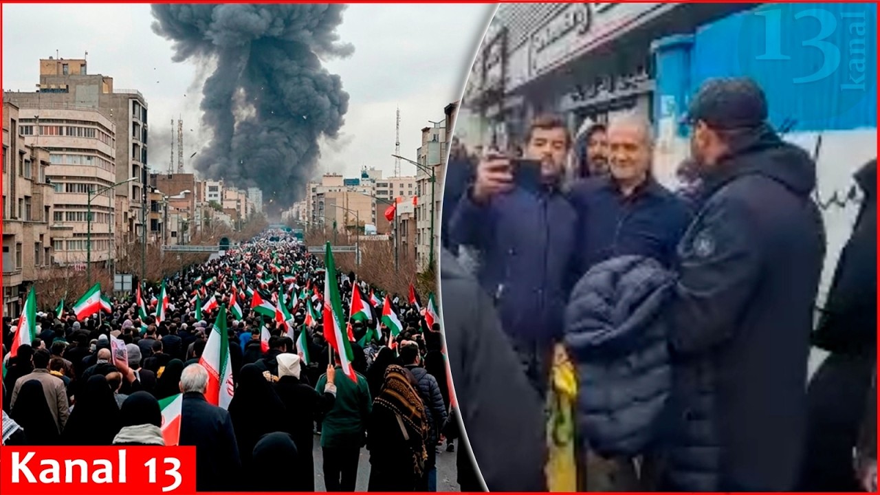Pezeşkian müharibədən sonra ilk dəfə xalqla belə GÖRÜŞDÜ