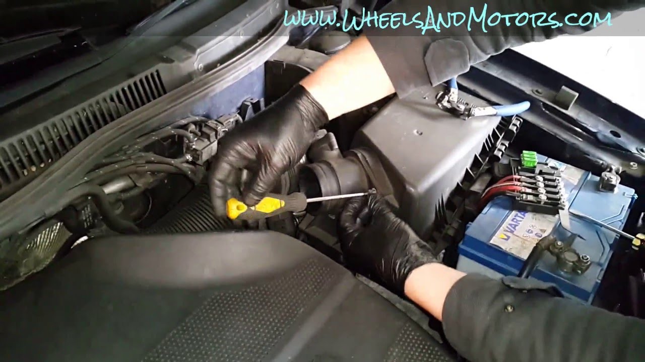 Как заменить MAF (датчик массового расхода воздуха) на VW Golf Mk4