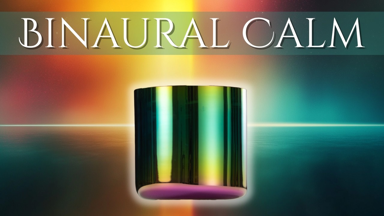 Celestial Rainbow Crystal Bowl | 239 Hz A# Binaural Sound Healing (No Talking)