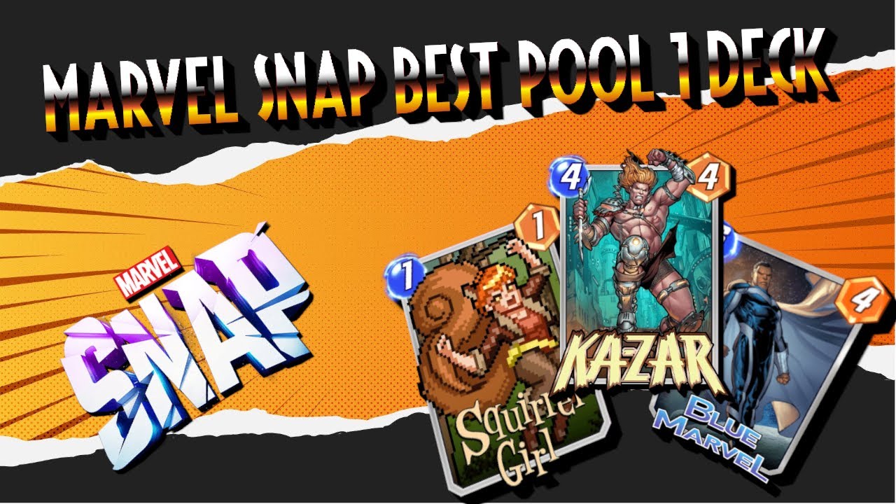 Marvel Snap: The BEST Pool One Deck To Reach Infinite Kazoo Pool 1&2&3 Versions!