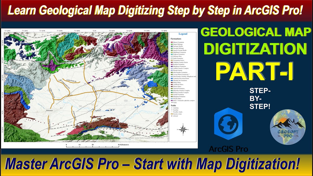 Geological Map Digitization Tutorial | ArcGIS Pro Advanced 3.4 | GeoSoft Pro Guide for Beginners