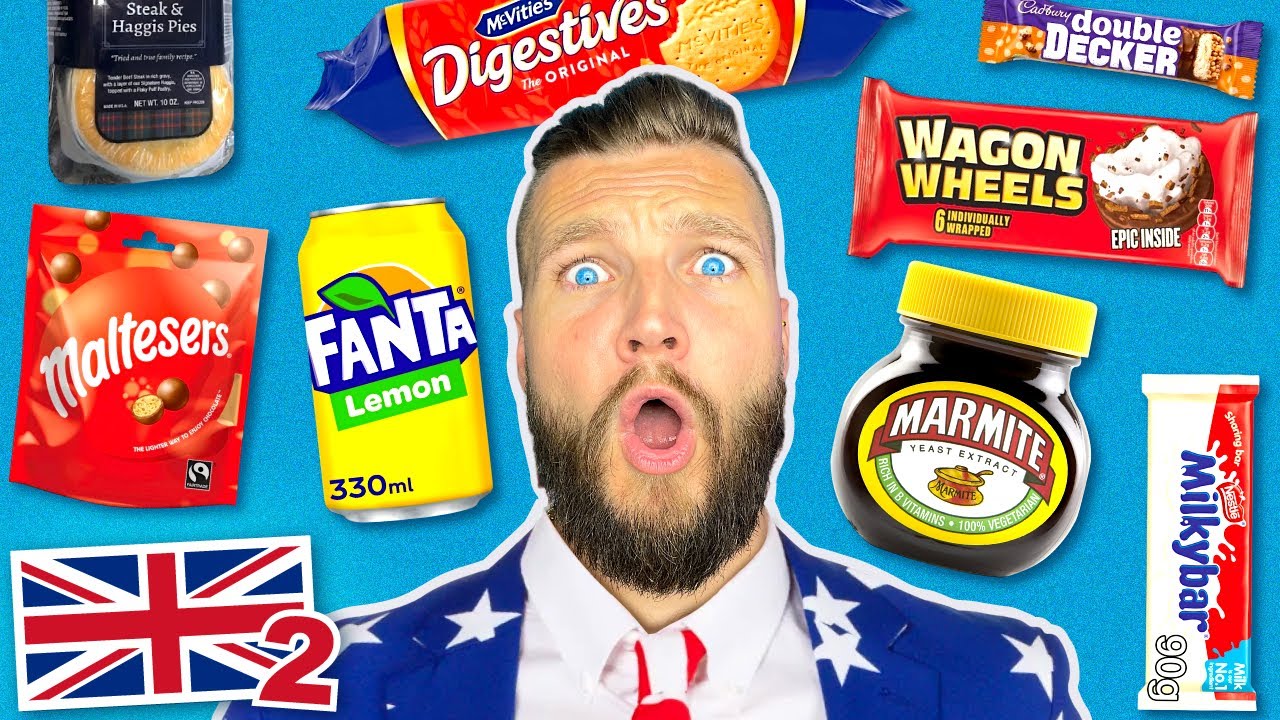 Americans Try BRITISH Snacks For The FIRST TIME!