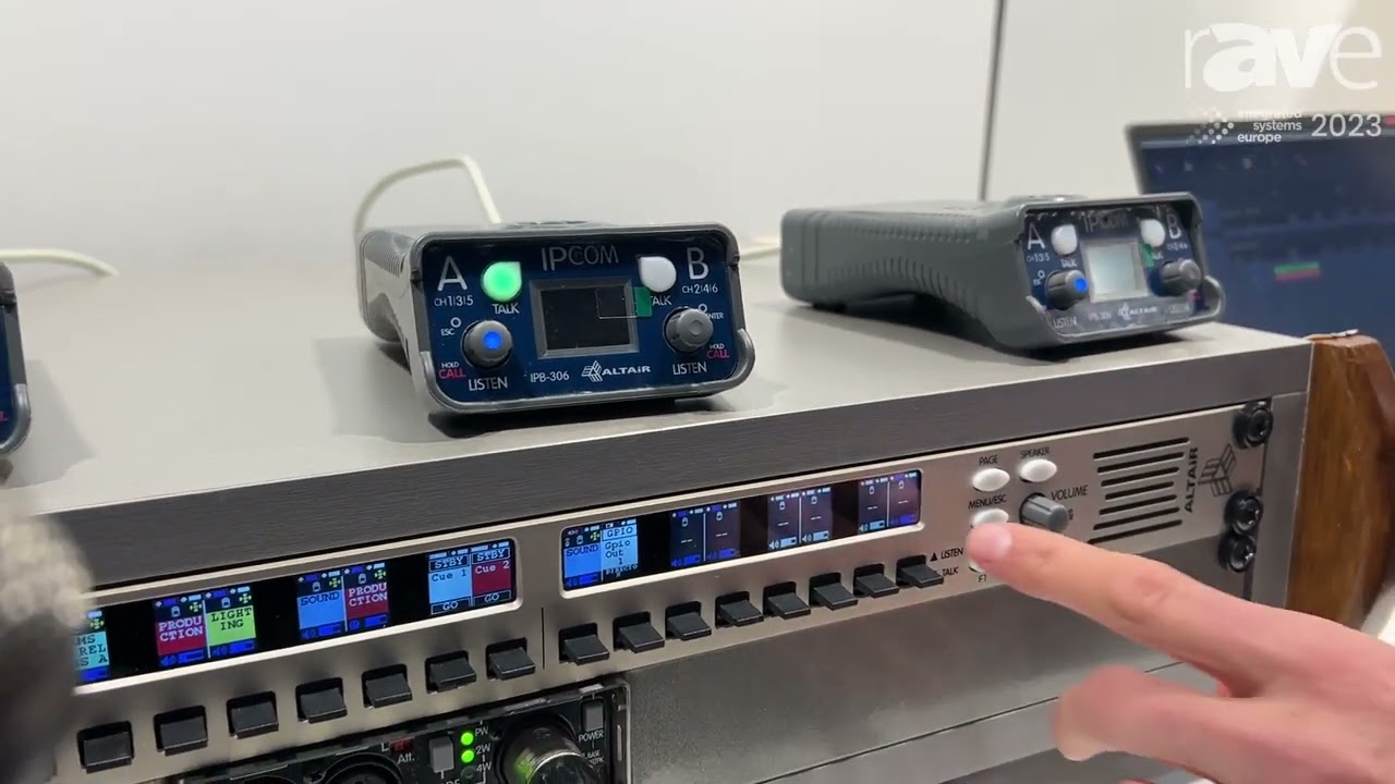ISE 2023: ALTAIR Introduces IPCom Family of IP-Based Intercoms for Up To 128 Users