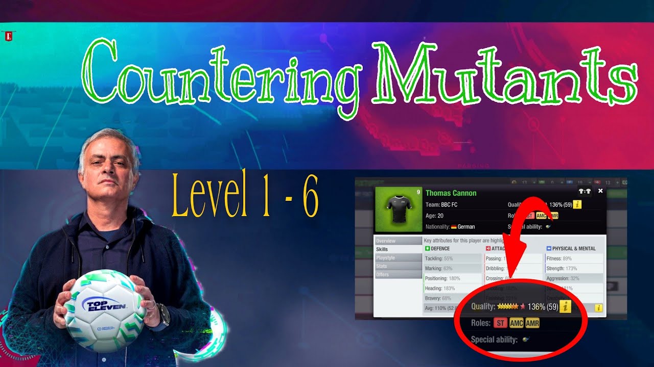 Top eleven 2023: Guide on how to counter opponents with Mutants (Manager level 1-6) | Tips