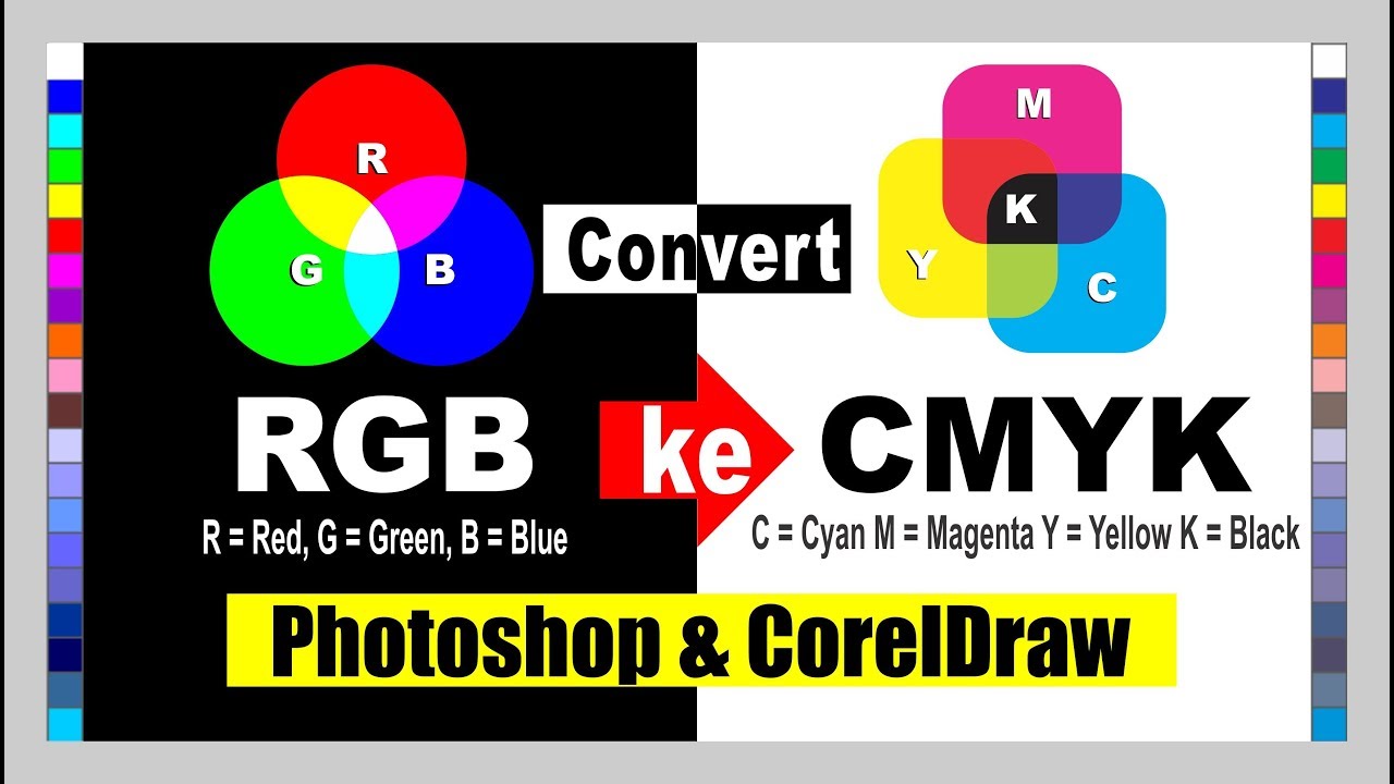 Cara Convert RGB ke CMYK di CorelDRAW dan Photoshop - Tips dan Trik