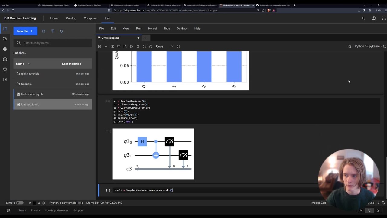 Writing and Running your First Program on a Quantum Computer using Qiskit