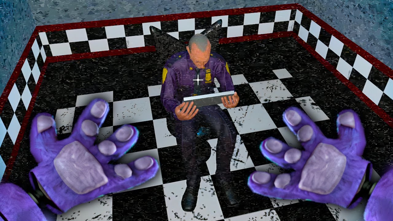 JUGANDO COMO BONNIE ATACANDO AL GUARDIA DE SEGURIDAD / FNAF 1 PLAYABLE ANIMATRONICS