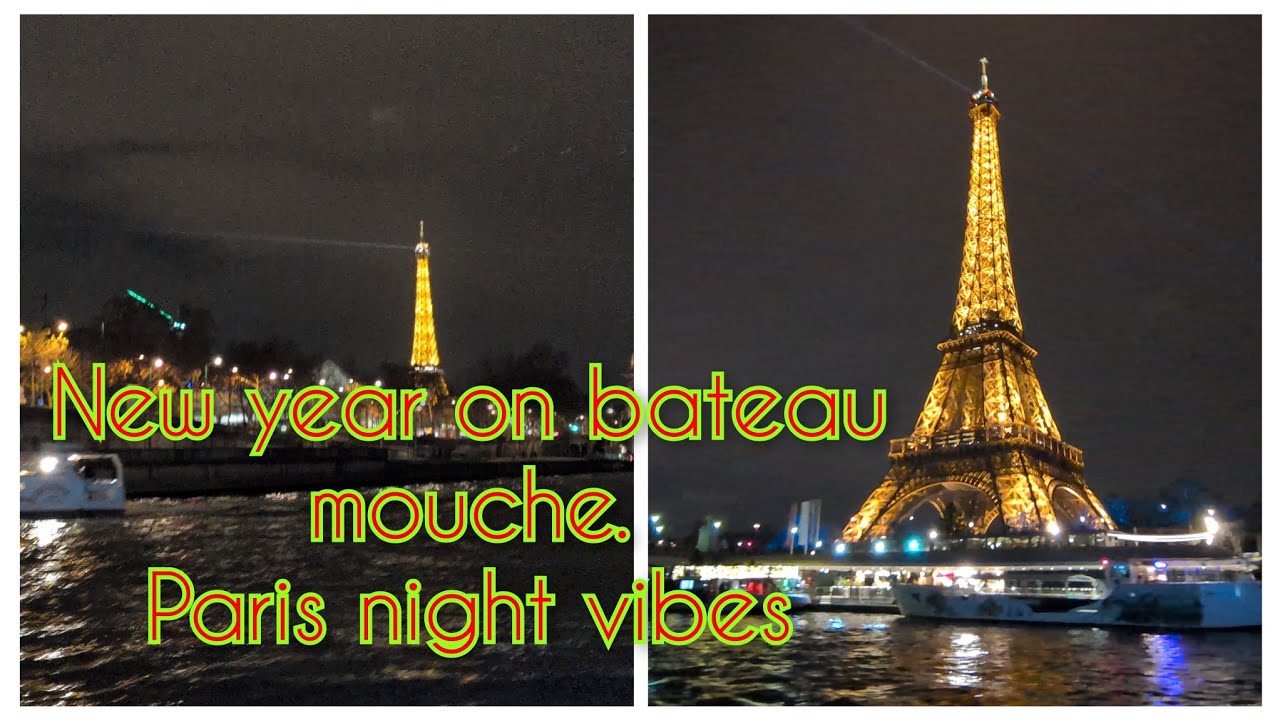 New year ki khamosh khubsurat sham/Bateaux mouches par new year evening/bateau mouche expérience.