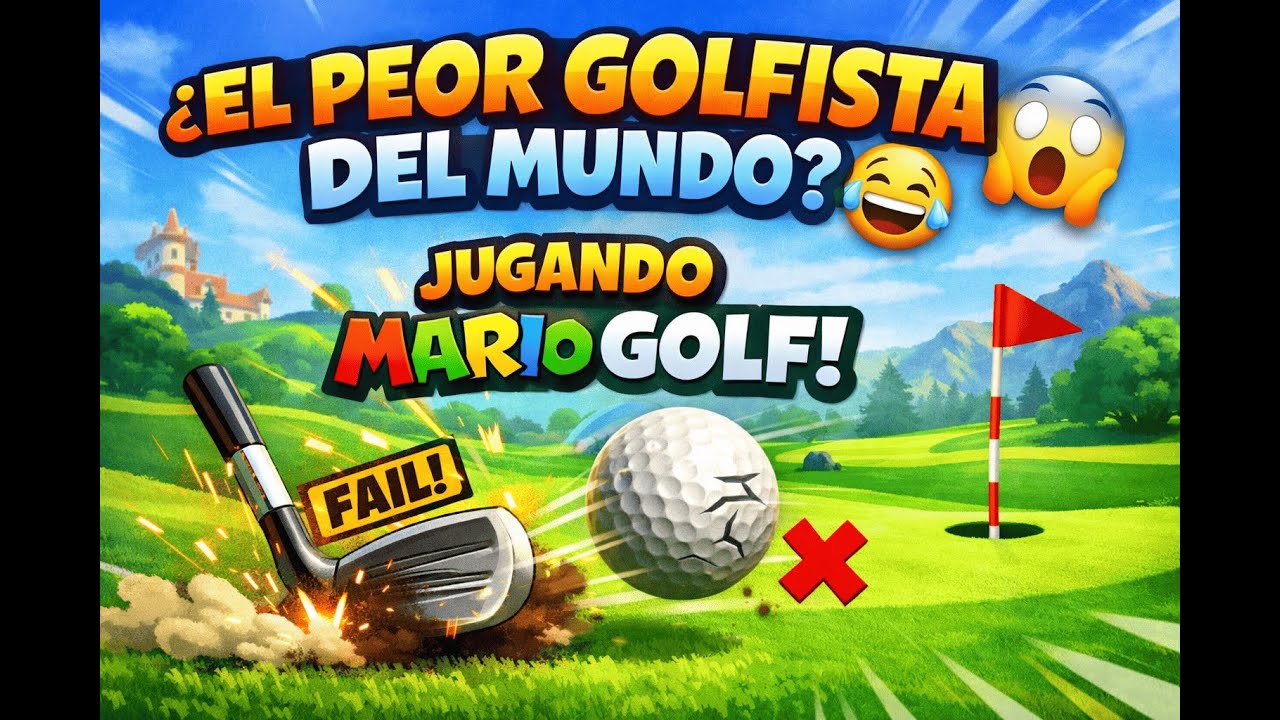 ¿El PEOR golfista del mundo jugando Mario Golf? 😂⛳ | Primer Gameplay