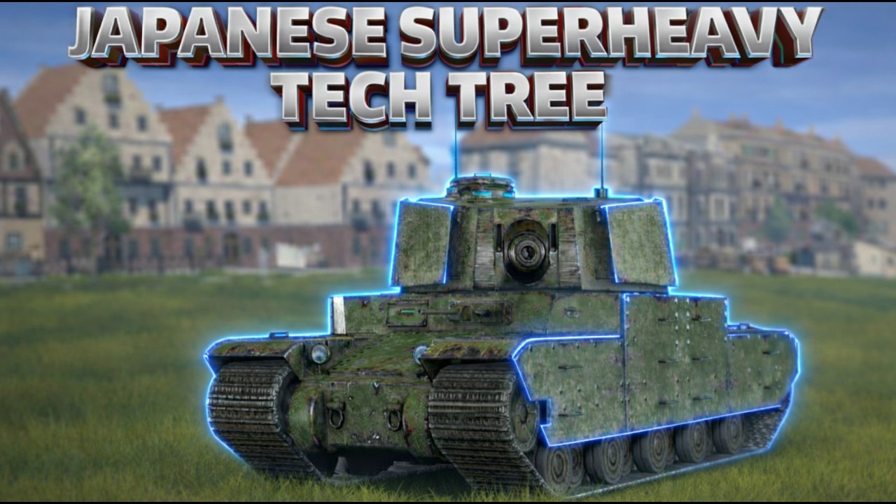 Японское дерево технологий сверхтяжелой техники! WOTB