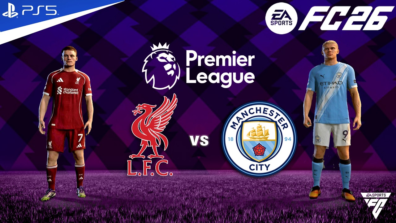 FC 26 - Liverpool vs Manchester City - Premier League 25/26 Match - Authentic Gameplay | PS5™ 4K
