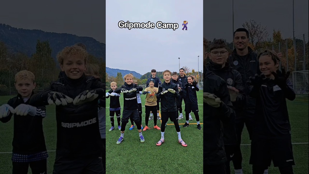 Gute Laune beim Gripmode Camp 🕺🔝 #goalkeeper #gripmode
