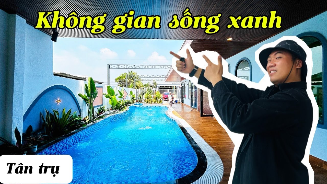 Tâp 940 Nhà vườn trên 1000m  hậu nở 20m  full nội thất đầy đủ tiện ích bể bơi ao cá chòi mát