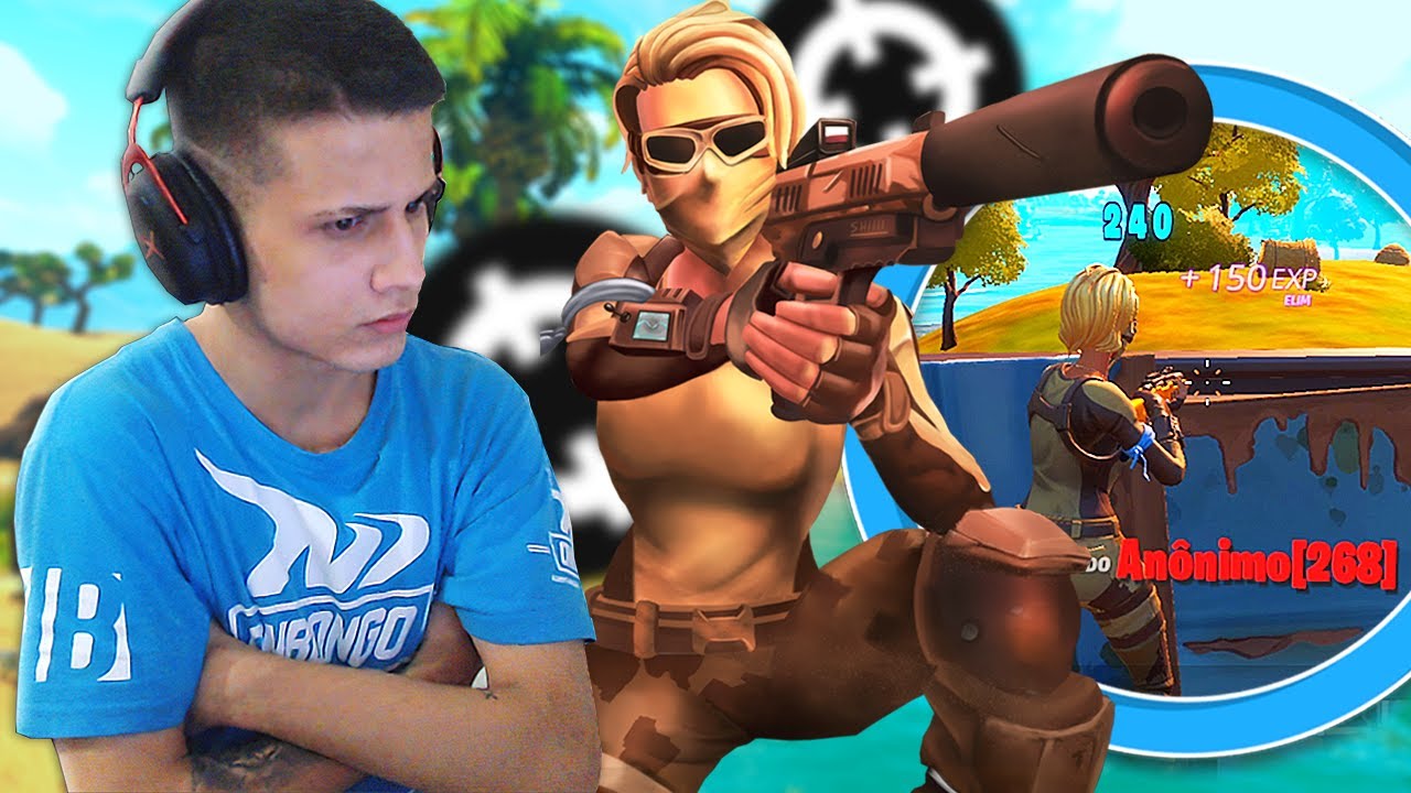 A SKIN QUE ME DEU SKILL, MATEI 19 BRINCANDO l FORTNITE