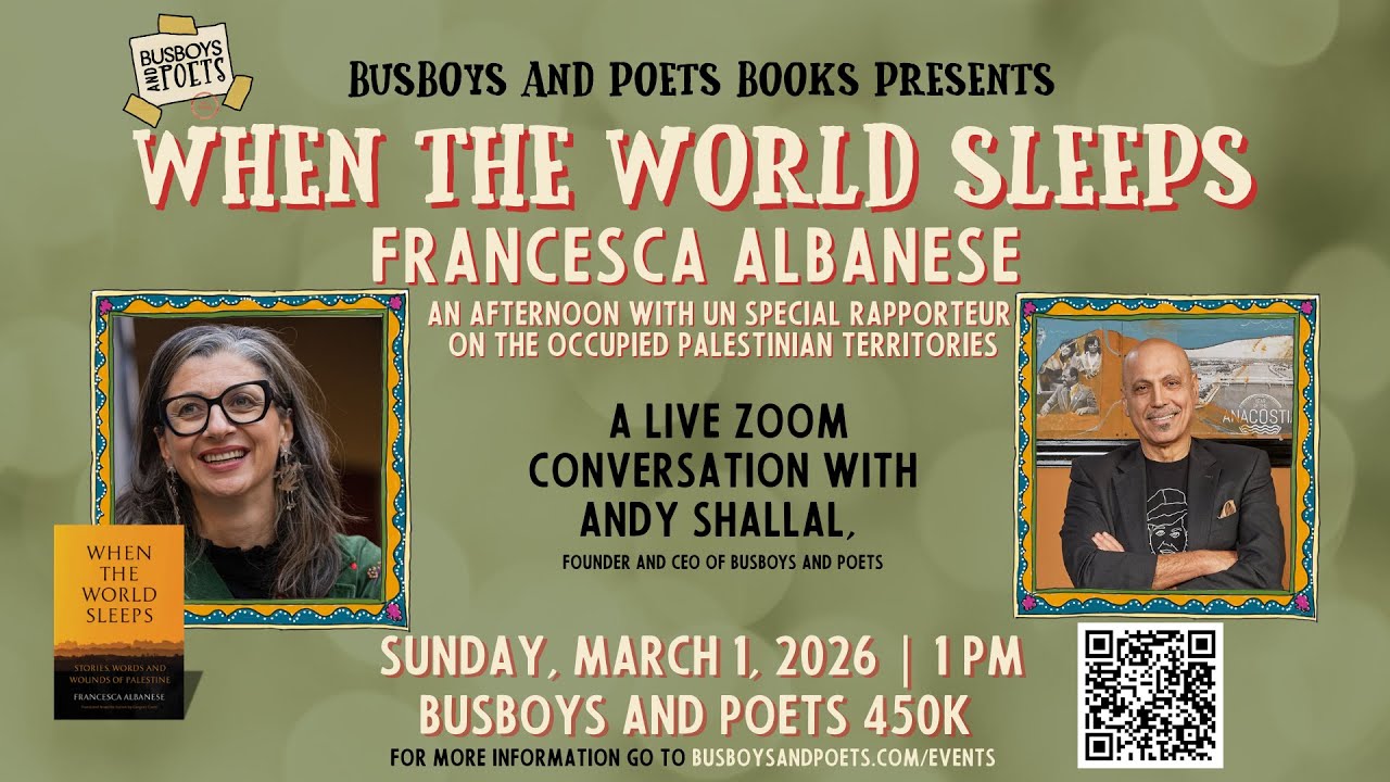 When the World Sleeps:  A Conversation with UN Special Rapporteur Francesca Albanese