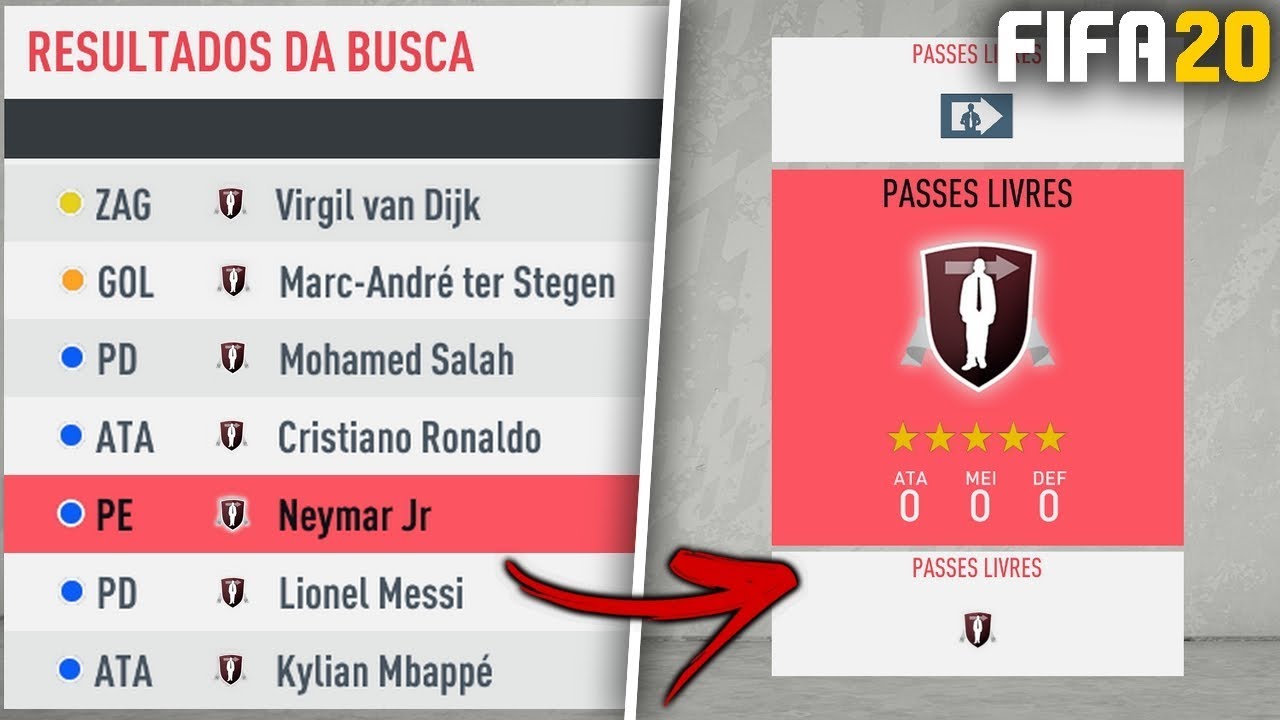 COLOQUEI OS 50 MELHORES DO MUNDO NOS PASSES LIVRES! | FIFA Experimento