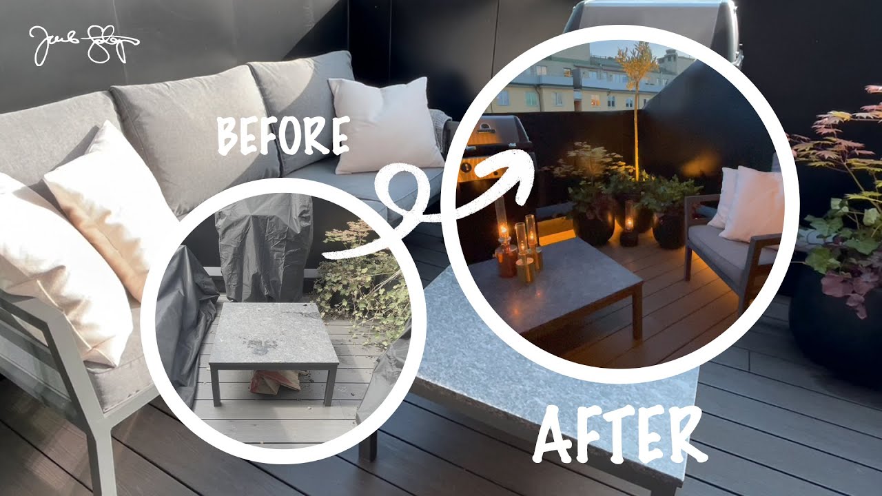 Rooftop Terrace Transformation - Stockholm, Sweden