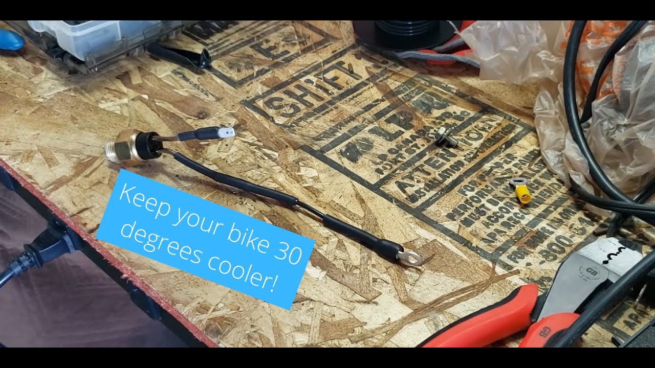 Coolant Temp Sensor Mod, Coolant Flush, Oil Change - 2001 Honda CBR 600 F4i