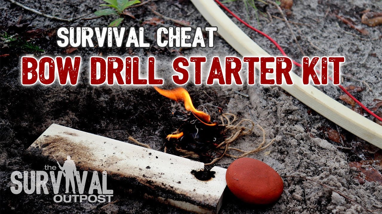 Primitive Fire Making - Bow Drill Starter Kit