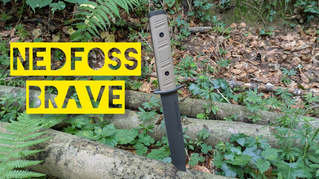 Nedfoss Brave Tanto Outdoormesser. Ein massives Stück Stahl