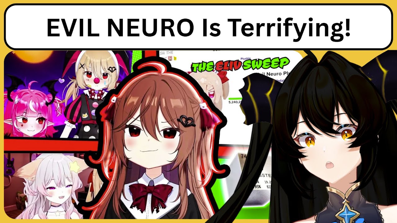 Is Evil Neuro okay?! (Lina reacts to Evil Neuro-Sama Compilation)
