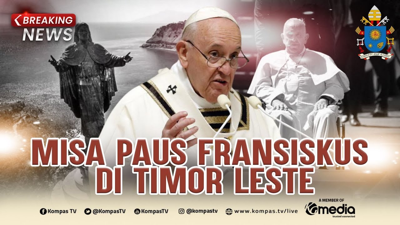 LIVE - Misa Paus Fransiskus Bersama Umat Katolik di Tasi-Tolu, Dili, Timor Leste