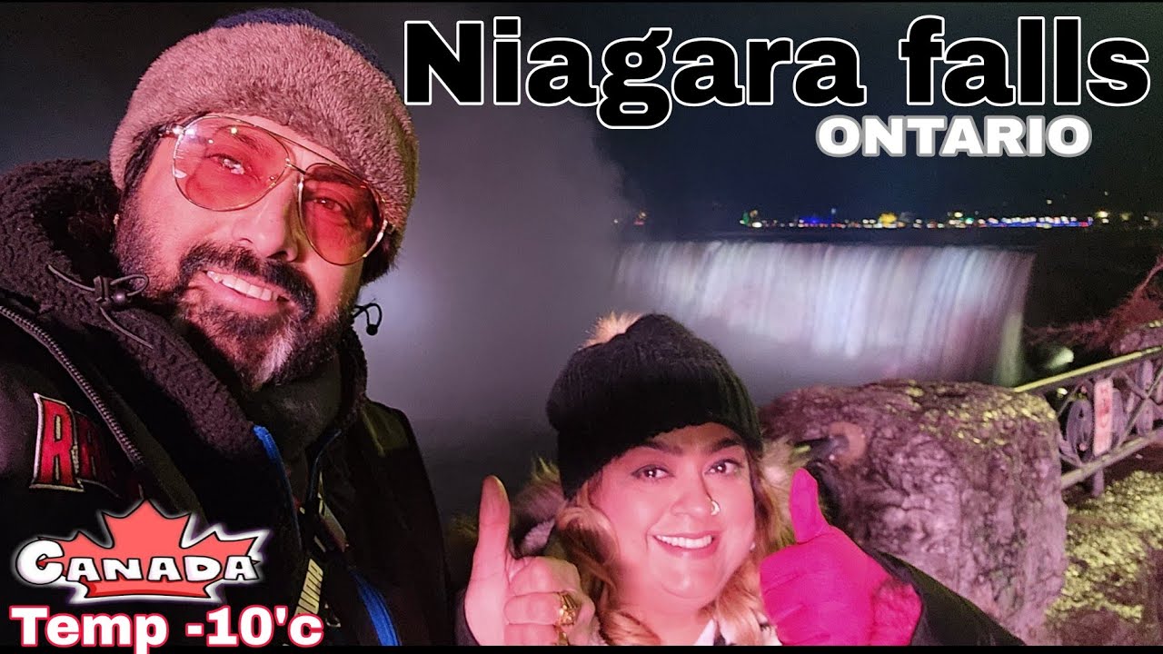 Niagarafall  Side walk  #Niagrafalls#canada#toronto#christmasmarket#winter#snowfall#travel#lakeview.