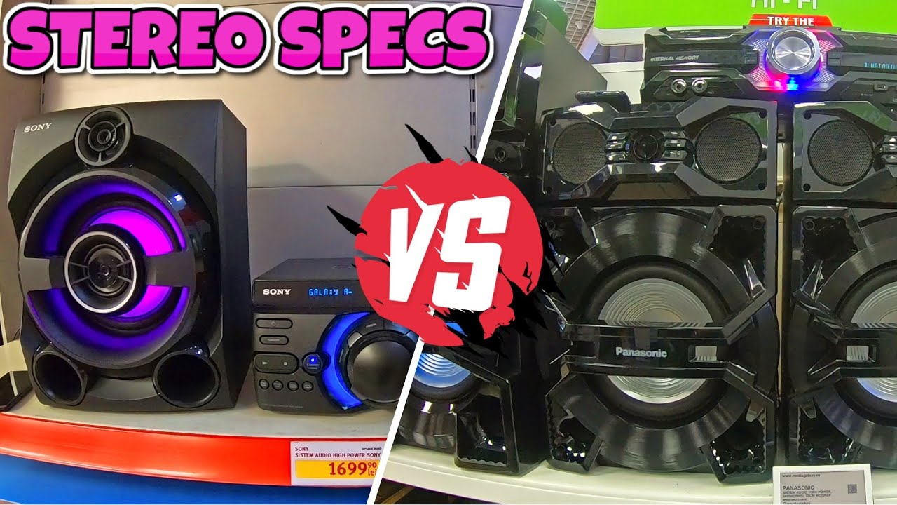 SONY MHC M60D vs PANASONIC MAX 3500 | HIGH POWER MID RANGE AUDIO SYSTEMS | Bass & Sound Comparison