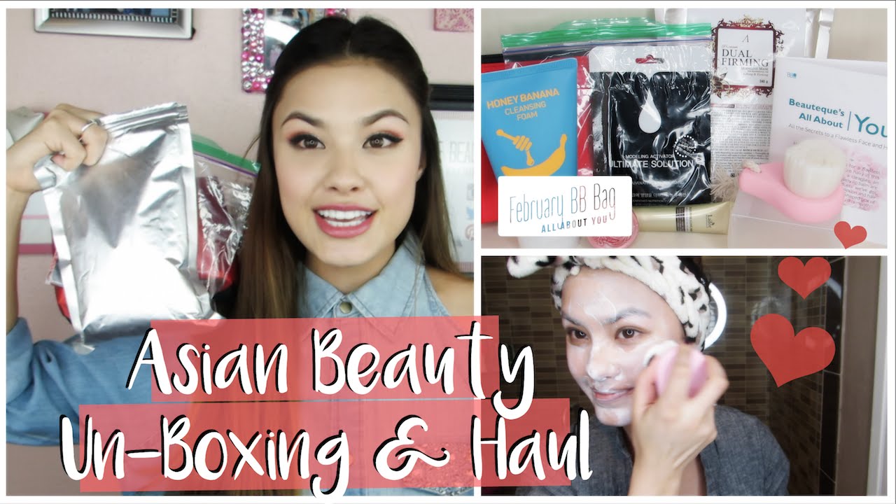 Asian Beauty Box Haul & Review: February Beauteque & Mask Maven! The Beauty Breakdown