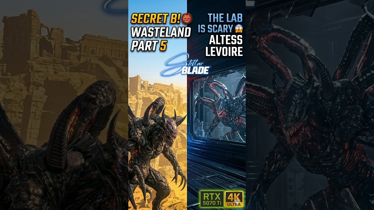 THE WASTELAND'S SECRET BOSS! 😱 (Stellar Blade Part 5) & Altess Levoire 5070 Ti Gameplay Vertical