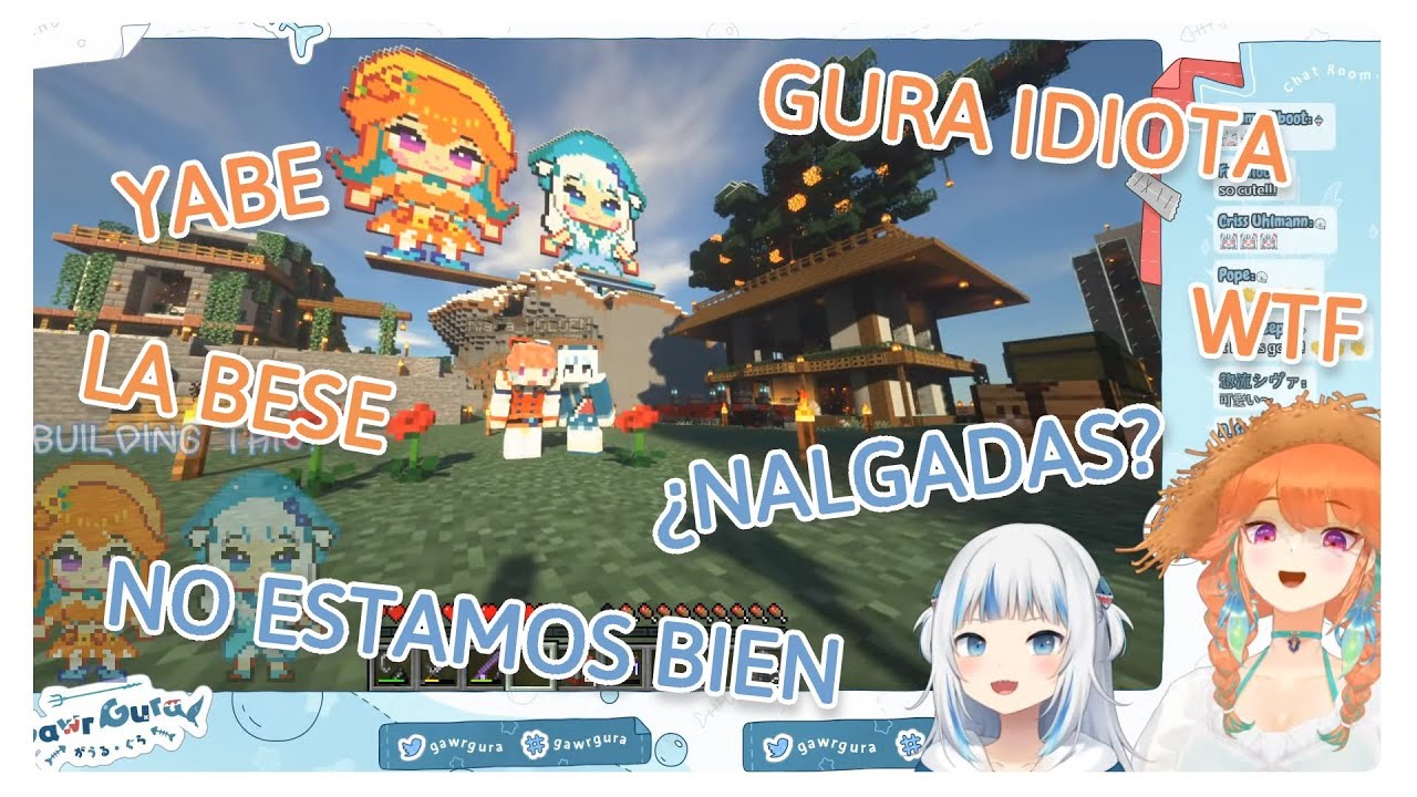 Gura mata a Kiara y pierde la cabeza, Kiara se venga y le pide que haga un pie gigante [Sub Español]