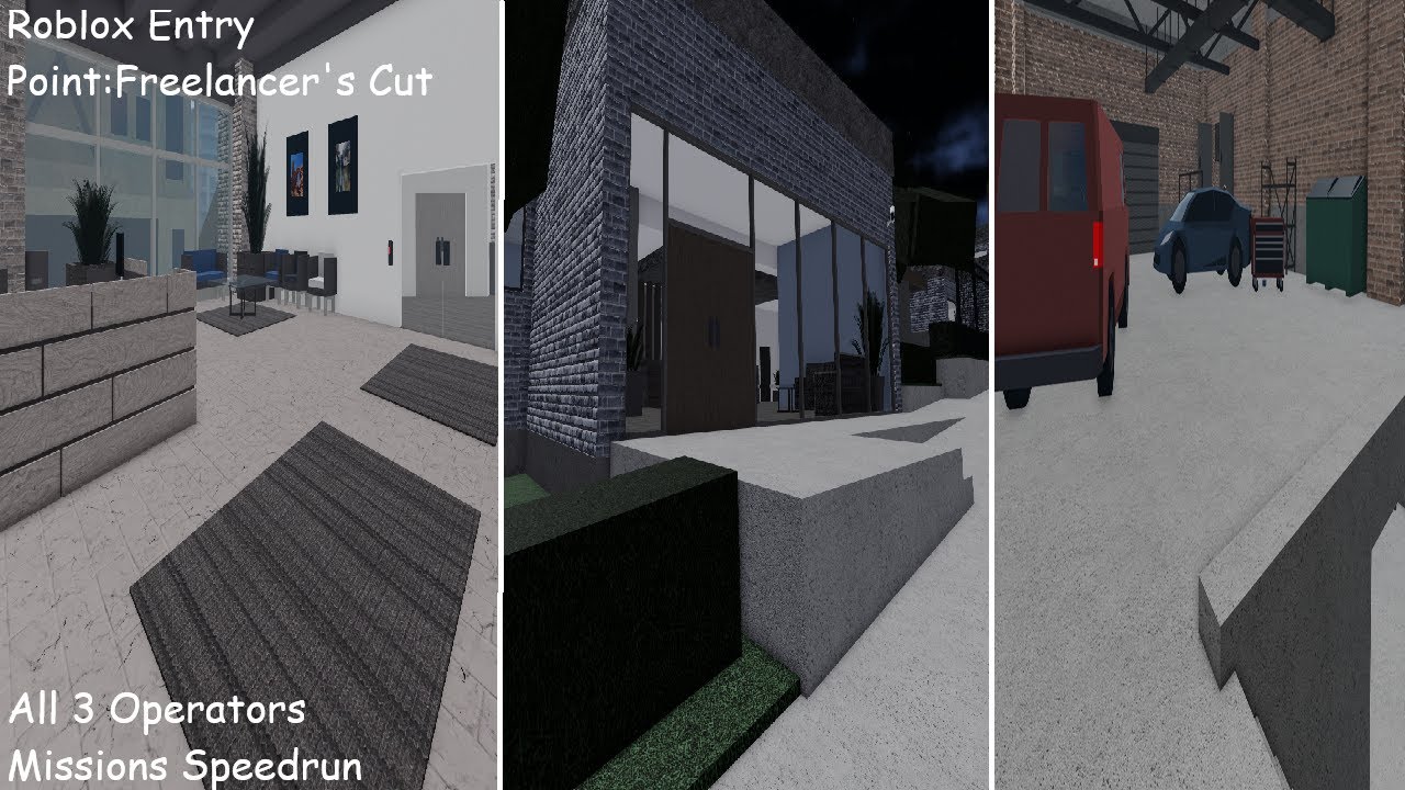 Roblox Entry Point:Freelancer's Cut | All 3 Operators Missions Speedrun