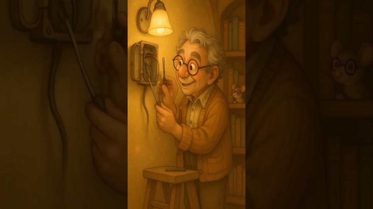 Mr. Walter Tried to Fix the Power&hellip; Now Leo the Mouse Is Stuck in the Dark! 🐭💡
