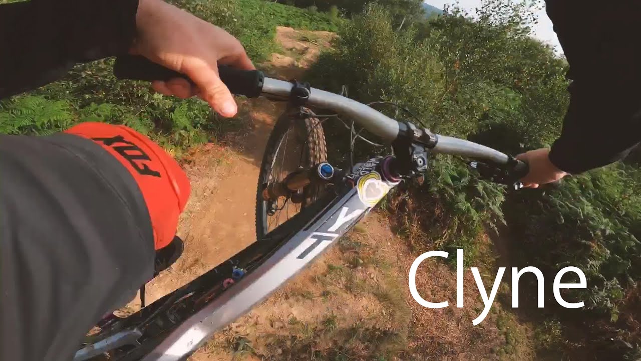 Sample of the mountain bike trails at Clyne (Swansea)