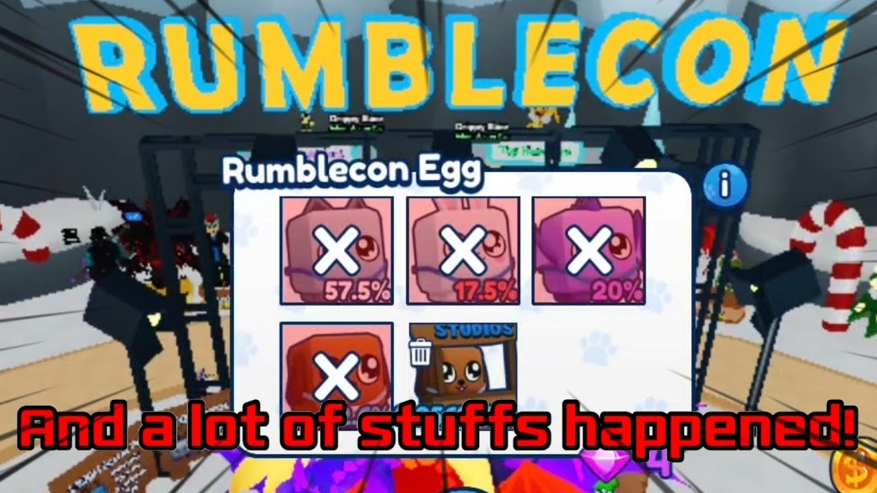 Rumblecon Admin Abuse Experience! - Bubble Gum Simulator Infinity
