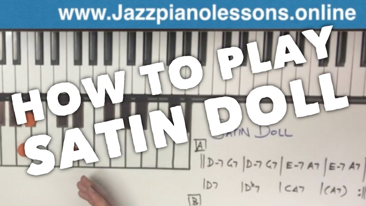 Satin Doll Jazz Piano Tutorial