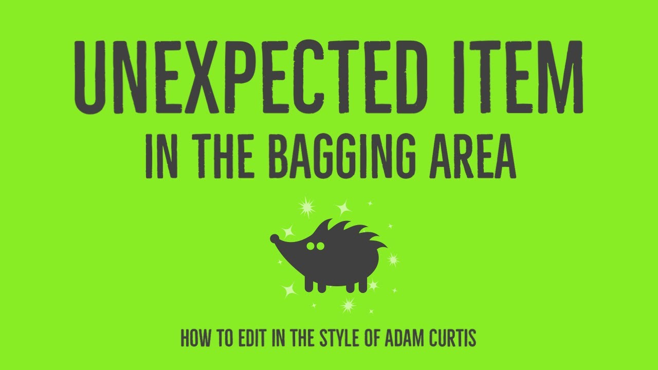 How to edit in the style of Adam Curtis