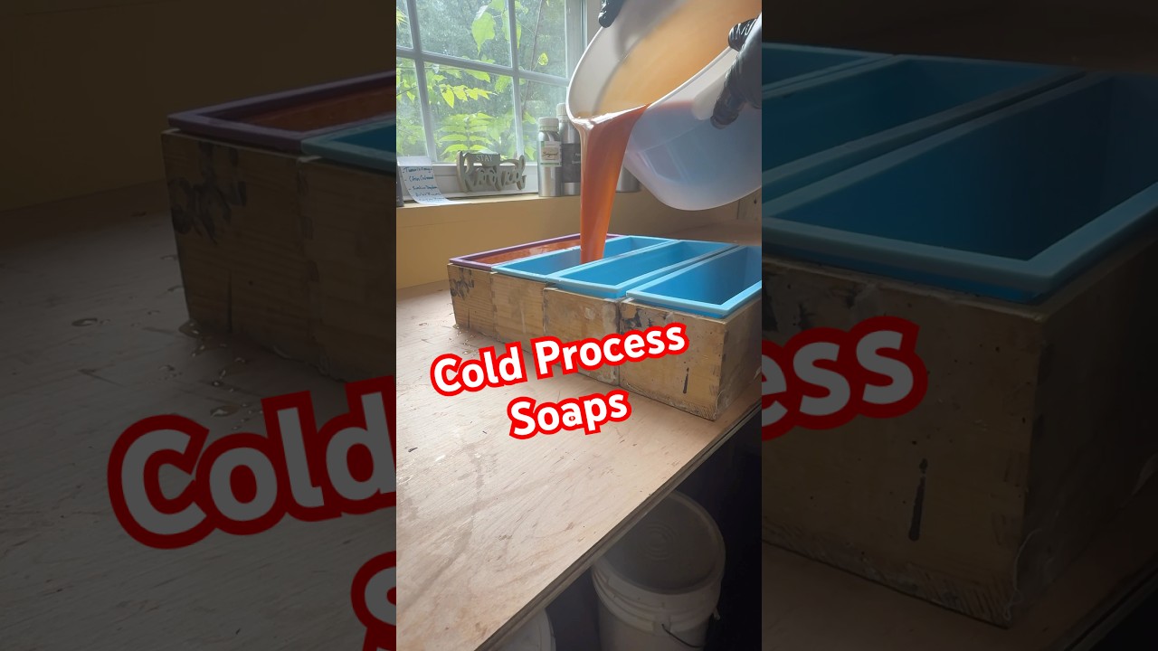 Cold Process Soaps #justsoaps #soapmaking #coldprocesssoap