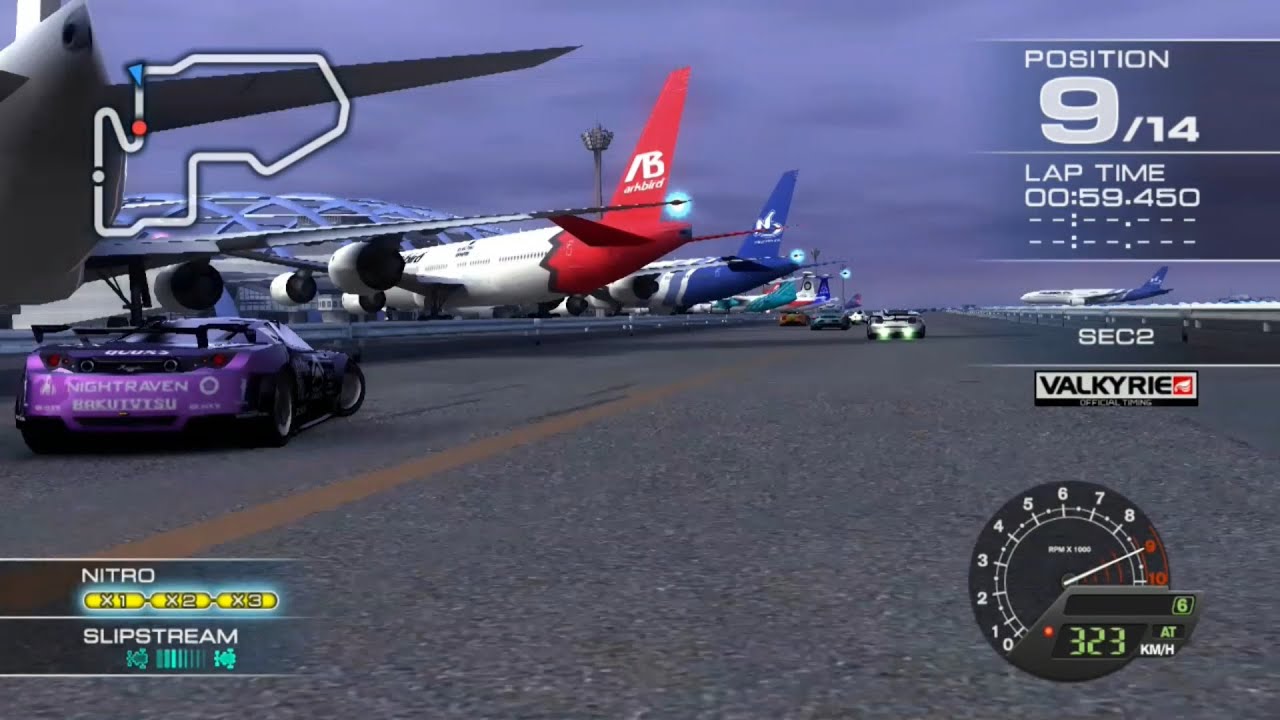 Ridge Racer 7 Maker's Trial KILIK with BisonteCmplete at Airport Lap R [Spectator view]