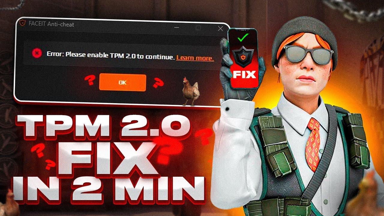 FACEIT TPM 2 0 Error &mdash; FIX in 2 Minutes ✅