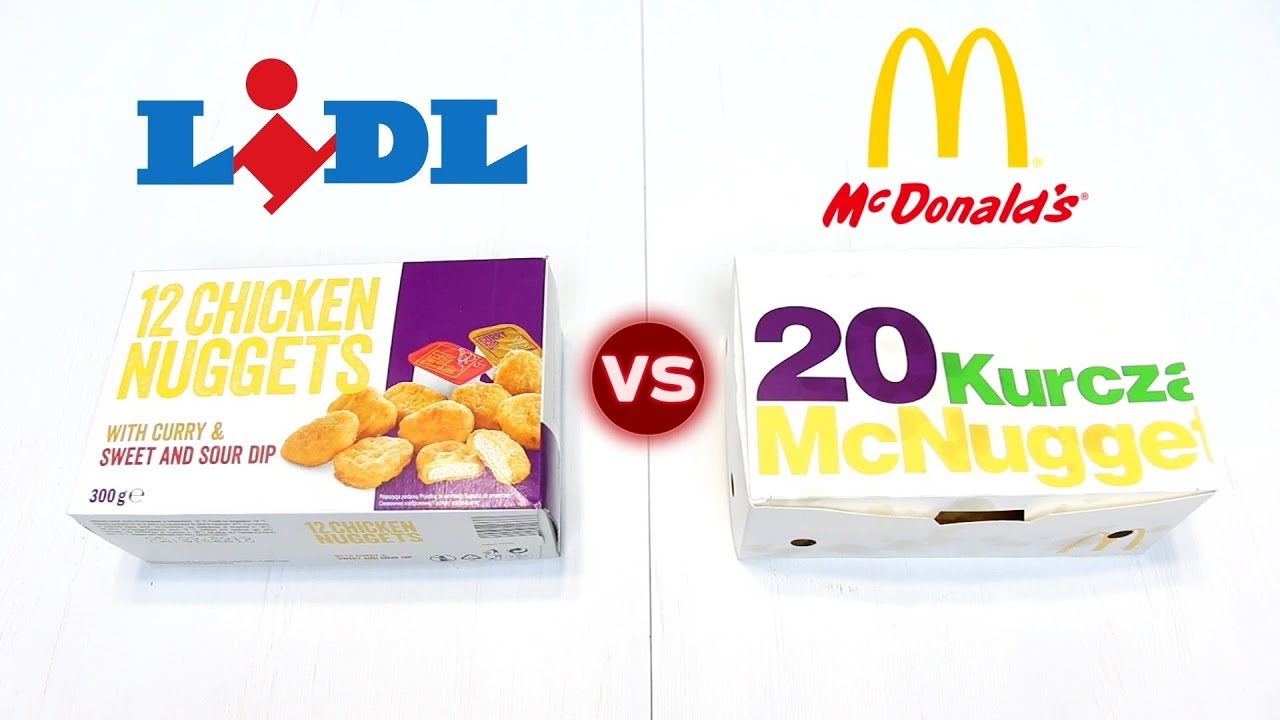 NUGGETSY Z LIDLA VS MCDONALD'S TEST
