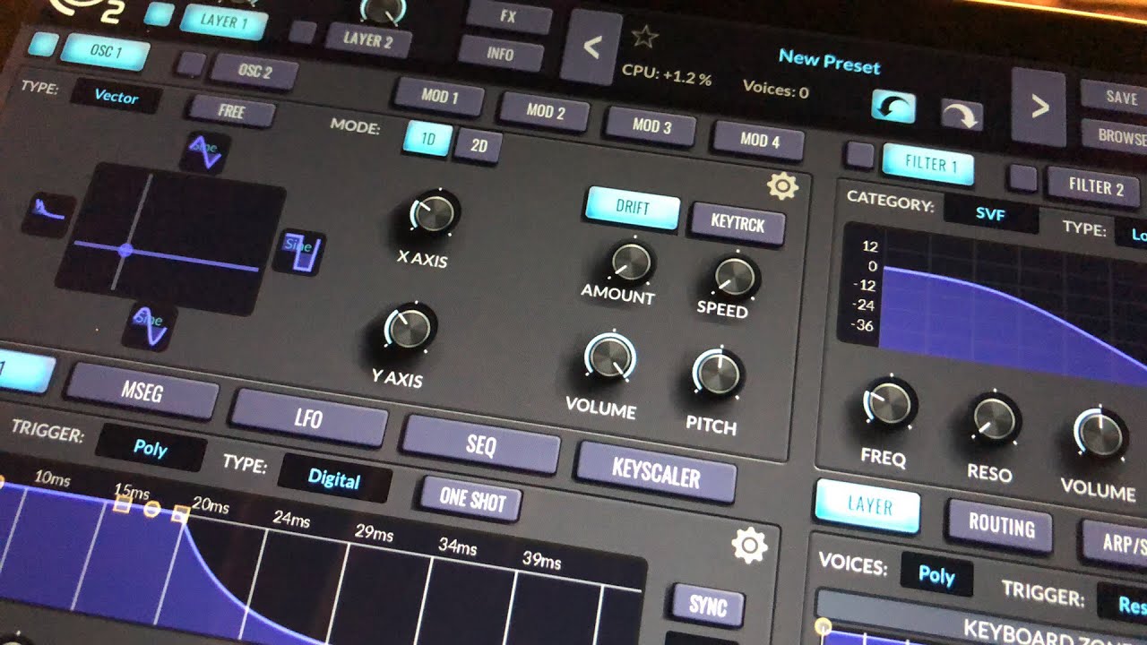 SynthMaster 2 - Vector Synthesis - Huge Ambient Soundscape - Programming Tutorial